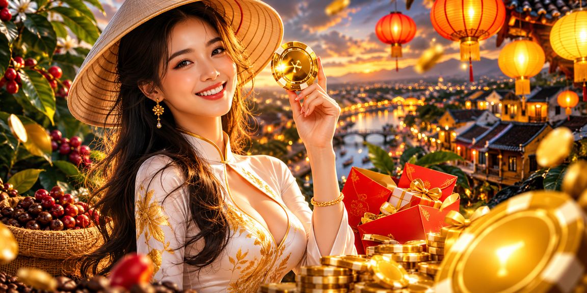 Người dùng Hội An nhận thưởng kèo cược trong khung cảnh cà phê truyền thống